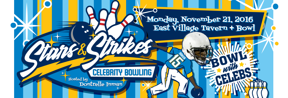 Stars & Strikes Celebrity Bowling with Dontrelle Inman